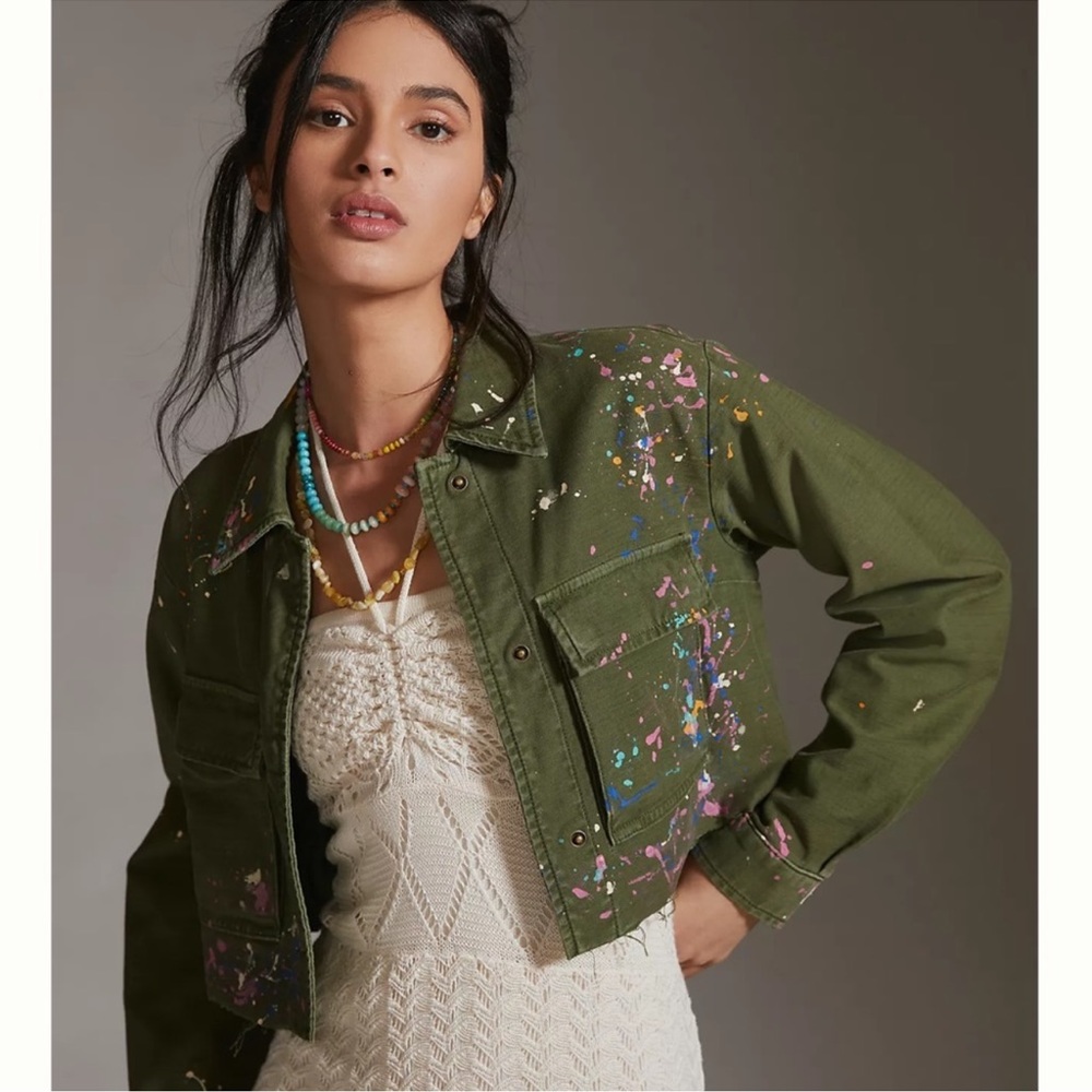 Anthropology Pilcro utility jacket
